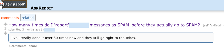 Reddit Question Reddit Question